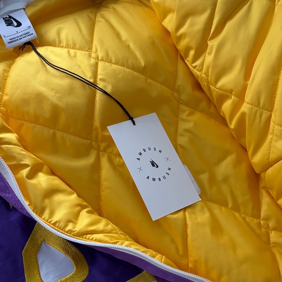 Lakers x Nike x Ambush White and Purple Jacket - Picture 6 of 13